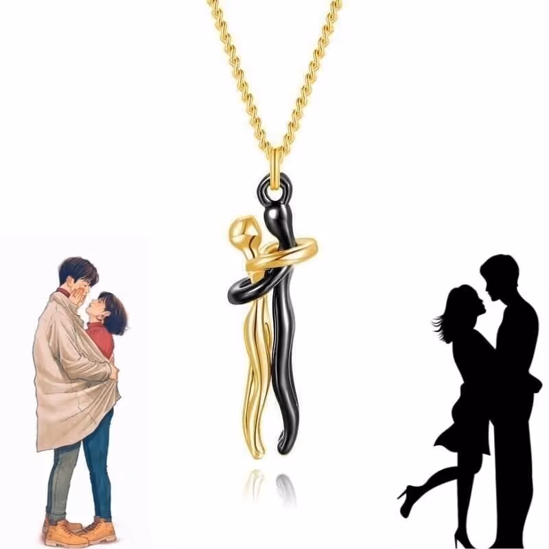 ❤️ Hug Necklace-The Tale of Two Lovers Necklace❤️